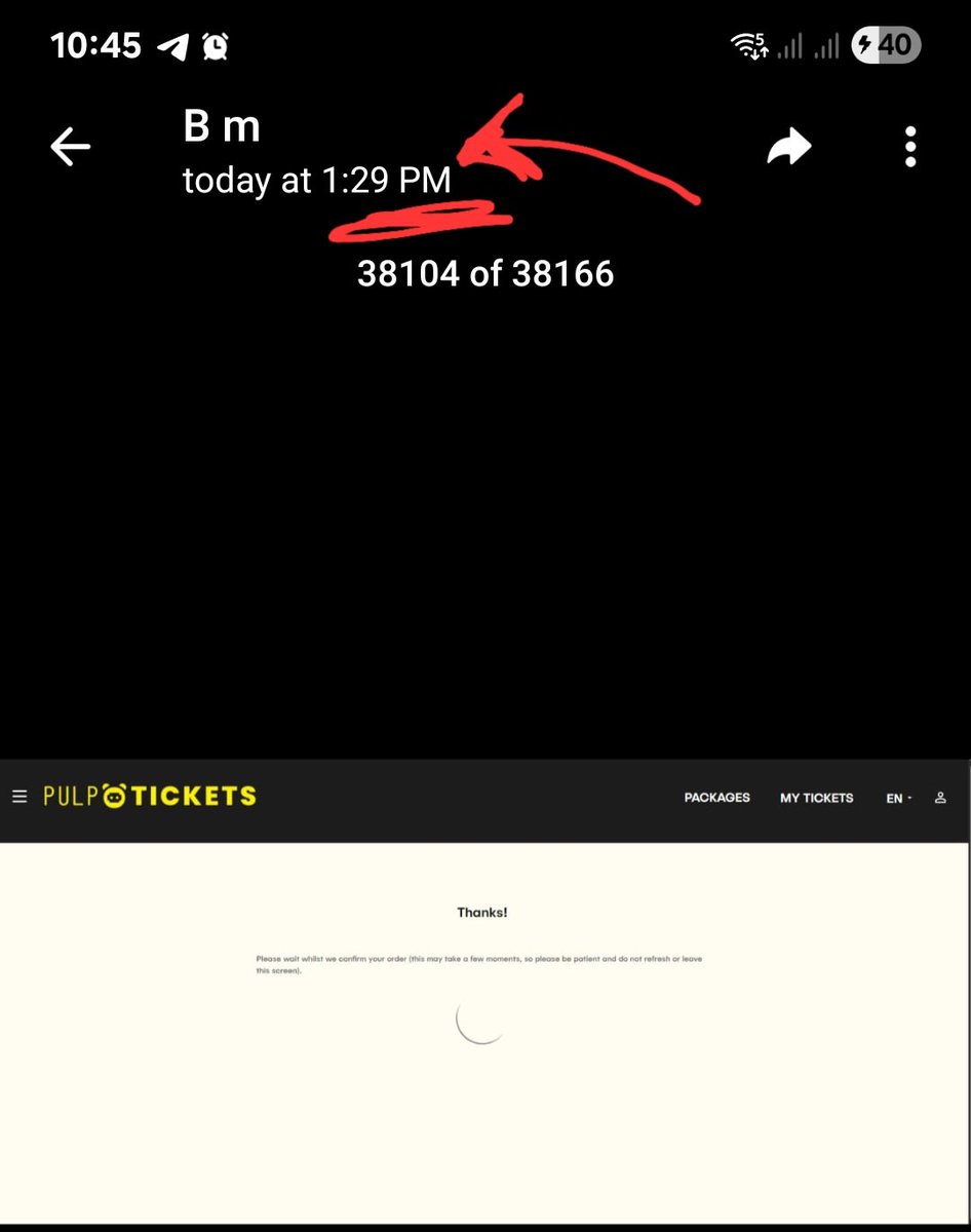 straykilled's tweet photo. sent my payment at 1:29PM after waiting for 9+ hours the THANKS! page that I was waiting to finish loading after got exited/closed

redirected to another page saying I should restart my order even though I was credited already @Vernon_Go @pulpliveworld
#MyChemicalRomanceinPH2026 https://t.co/W00jNLj6CA