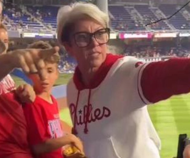 Picture of my lovely wife just having fun and pointing out others having fun while encouraging this family to also have fun. 

I don’t deserve her.