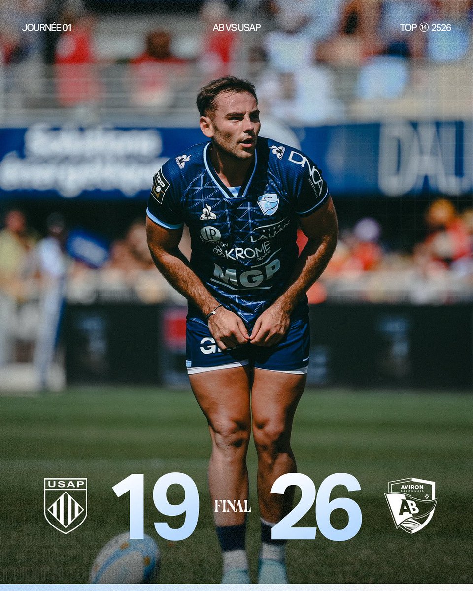 𝐏𝐫𝐞𝐦𝐢𝐞̀𝐫𝐞 𝐯𝐢𝐜𝐭𝐨𝐢𝐫𝐞 𝐩𝐨𝐮𝐫 𝐥𝐚𝐧𝐜𝐞𝐫 𝐥𝐚 𝐬𝐚𝐢𝐬𝐨𝐧 !

Nos joueurs ont fait un match solide défensivement et ont tenu jusqu'à la dernière seconde ! 

Nouvel objectif : la réception de Montpellier HR au stade Jean-Dauger samedi prochain 🎯

#TOP14 #rugby