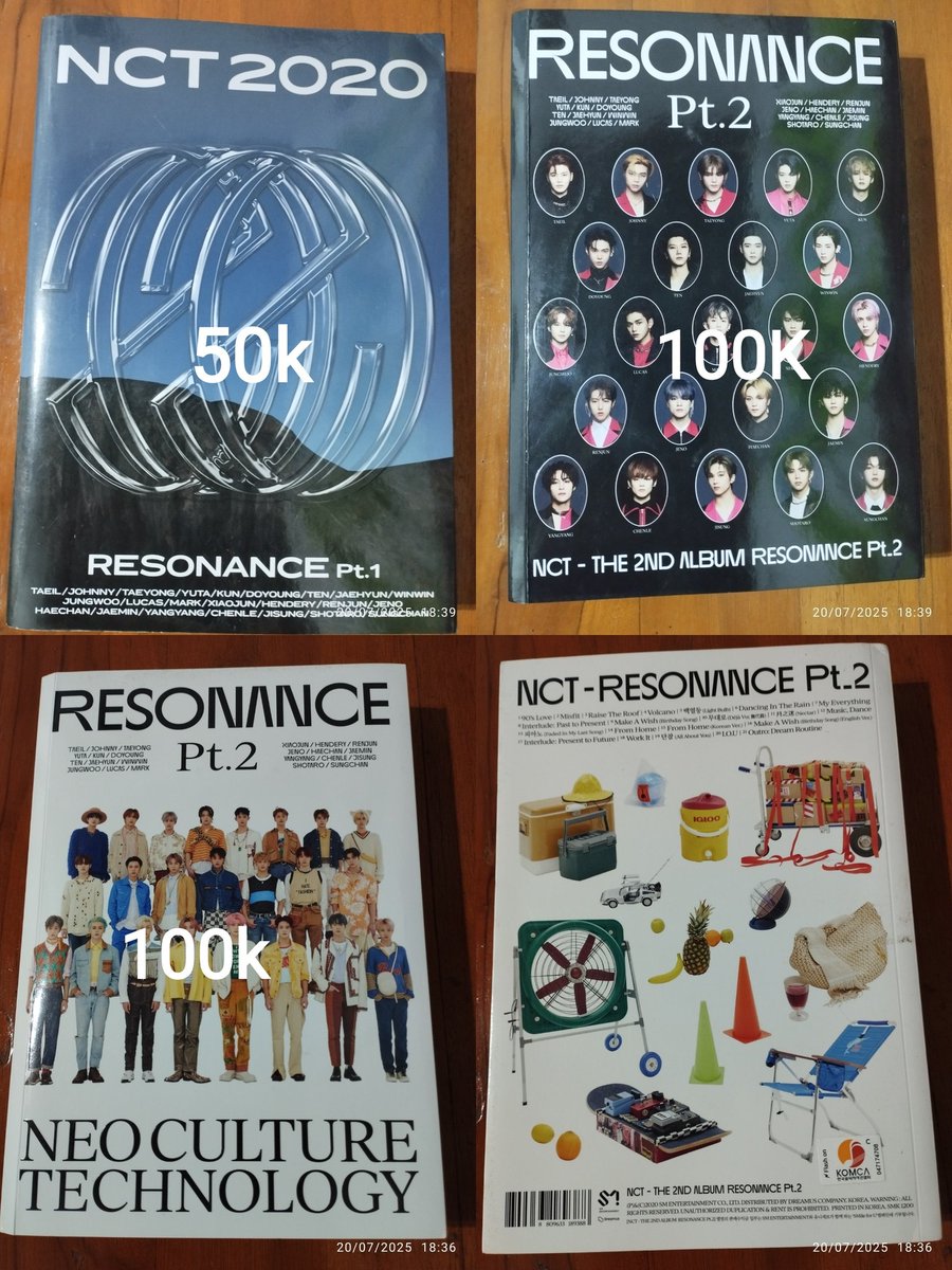 luciousayuk's tweet photo. #wts
album nct 2020 resonance 
-past ver (minus pc)
-arrival ver (full set)
-depature ver (full set)

📍Boyolali, jateng https://t.co/4bVIibwC73