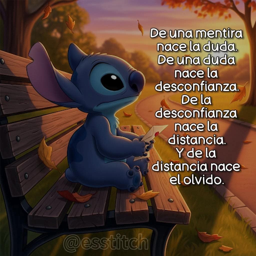 💔 A veces no es la distancia la que nos separa… sino las mentiras, las dudas y la desconfianza que dejamos crecer en silencio.
Cuando el amor es verdadero, se cuida con verdad, transparencia y confianza.
Recuerda: la sinceridad siempre acerca, la mentira siempre aleja.