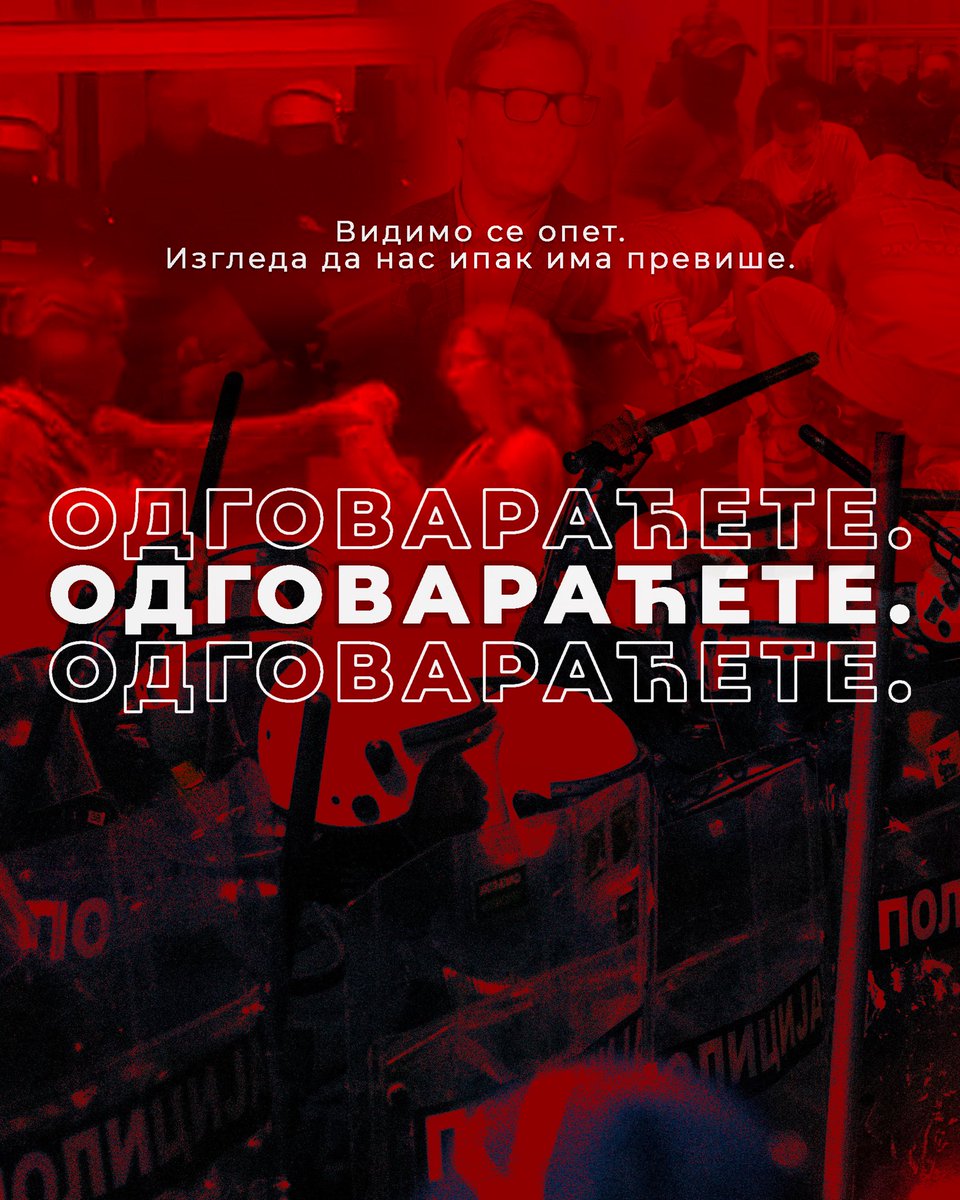 studentblokade's tweet image. Одговараћете.

(наставак у коментару)