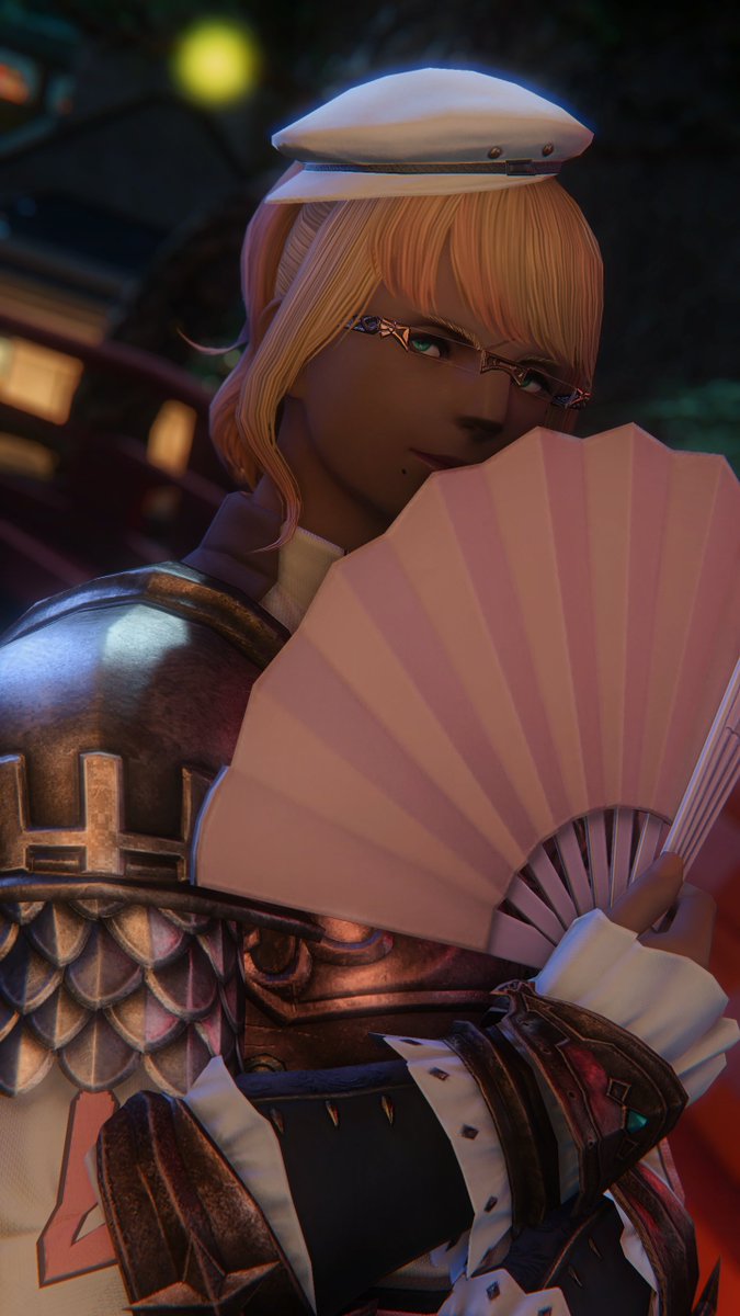 AdoraWelyn's tweet photo. Whispers in the silence… 🌸🪭

📷: @Matthias_XIV 
#RoegaPOSE | #FFXIV | #GPOSERS | #ReShade https://t.co/xan9TNyEJs