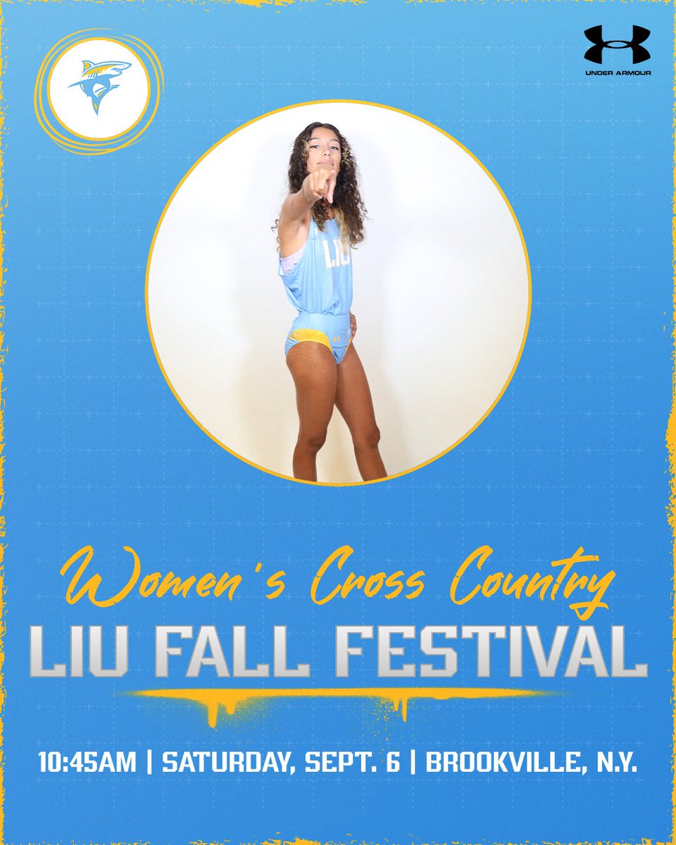 It's time for the LIU Fall Festival! #FinsUp 🦈

🏟️| Long Island University
📍| Brookville, N.Y.
⏰| 10am EST (Men’s) &amp; 10:45am EST (Women’s)
📊| runsignup.com/Race/Results/1…