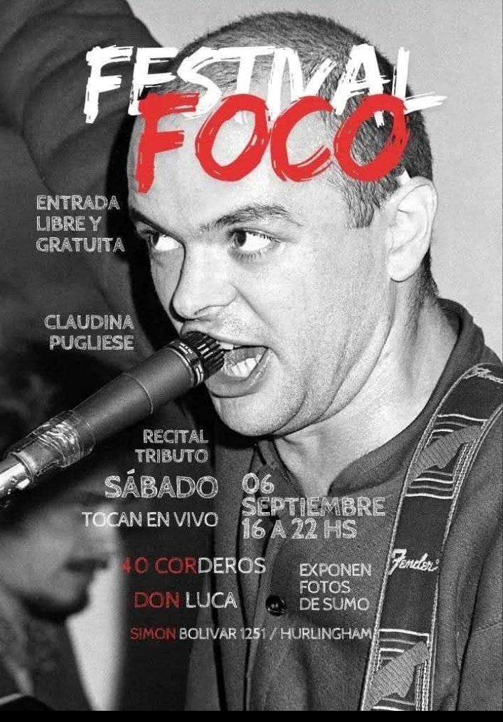 Hermoso festival de una de las expresiones artísticas bastante importante que a la vez mima a la música , los esperamos a los que anden cerca de Hurlingham....
Vamos DON LUCA...