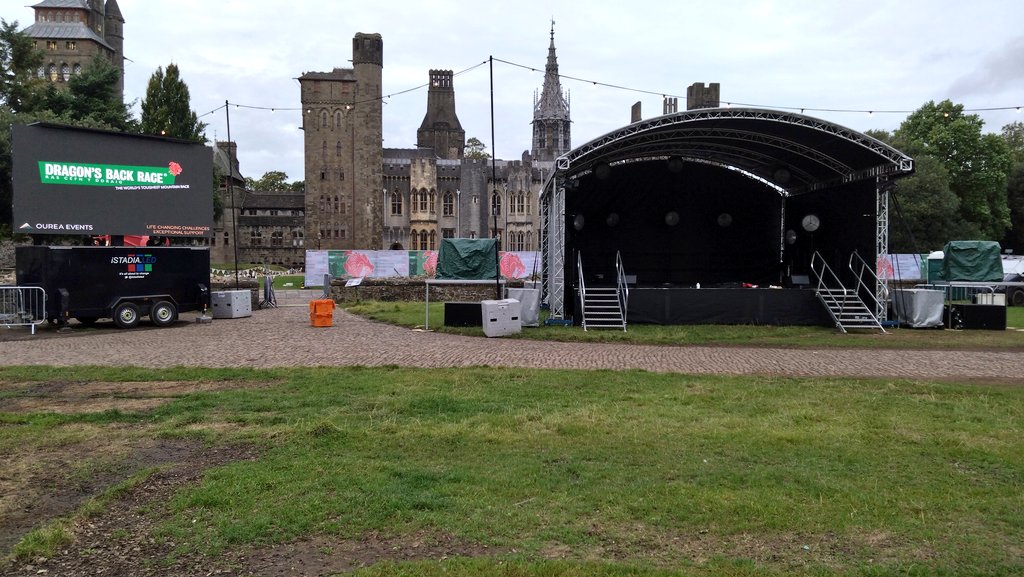 Early start for engineers today covering events &amp; the early kick off in the football in newport. 
#eventscreens #technologyinsport 
#bigscreens
#ledscreens
#advertisingscreens