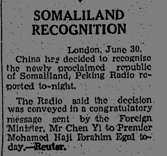 The_Adal_Empire's tweet image. #Somaliland was officially #recognised by 35 countries led by #UK #US and #China, where I presented the evidence here, right after the Somaliland Independence of 26 June 1960, just 4 days before #Somalia annexed #Somaliland.

Congratulations and welcome mean recognition!
