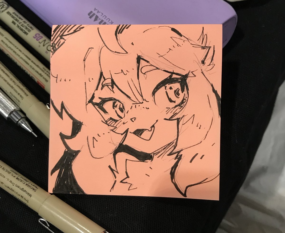 Little post-it commission at Eurofurence :D