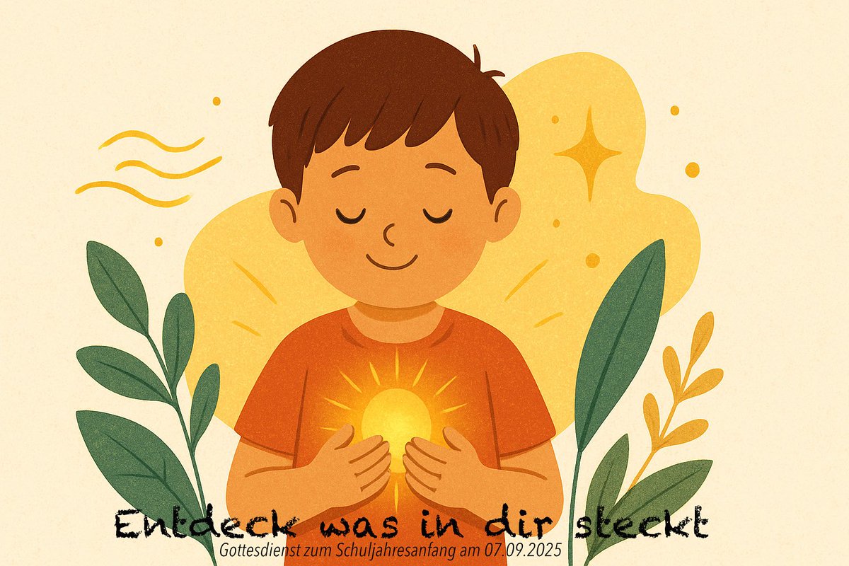 reverenddk's tweet photo. „Entdeck was in dir steckt“ - Gottesdienst zum Schuljahresanfang am 07.09.2025 um 10.30 Uhr https://t.co/zR9Dkx3ybu