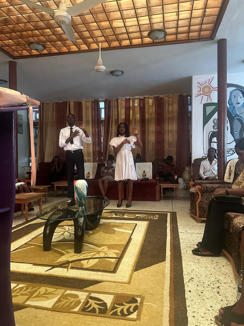 AfricaHallJCRC's tweet photo. Officially handed over to the 2025/2026 administration. Congratulations to the newly sworn-in executives! 🎉. Wishing you a successful and impactful tenure ahead 🖤💛 https://t.co/aTZCZBYhuD