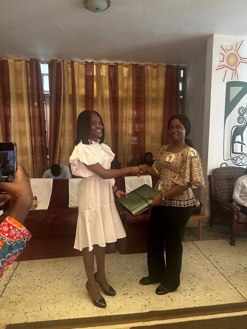 AfricaHallJCRC's tweet photo. Officially handed over to the 2025/2026 administration. Congratulations to the newly sworn-in executives! 🎉. Wishing you a successful and impactful tenure ahead 🖤💛 https://t.co/aTZCZBYhuD