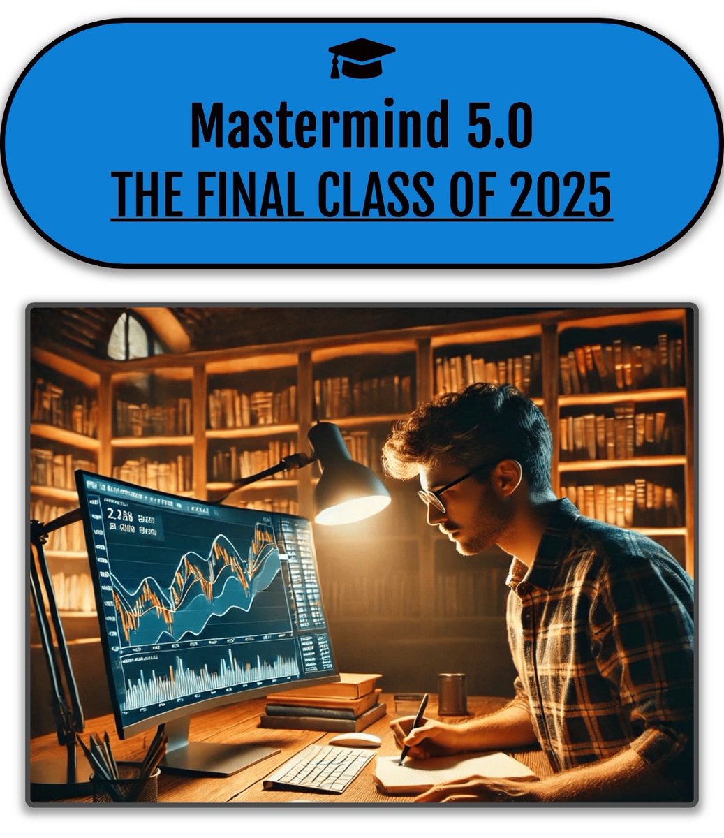 Guys, if you haven’t signed up yet—you need to.

This is my final Mastermind Class of 2025, and it blows my mind how few people actually step up to learn the real skills instead of just wanting copy trading. If that’s you—just admit it. But if you actually want to understand