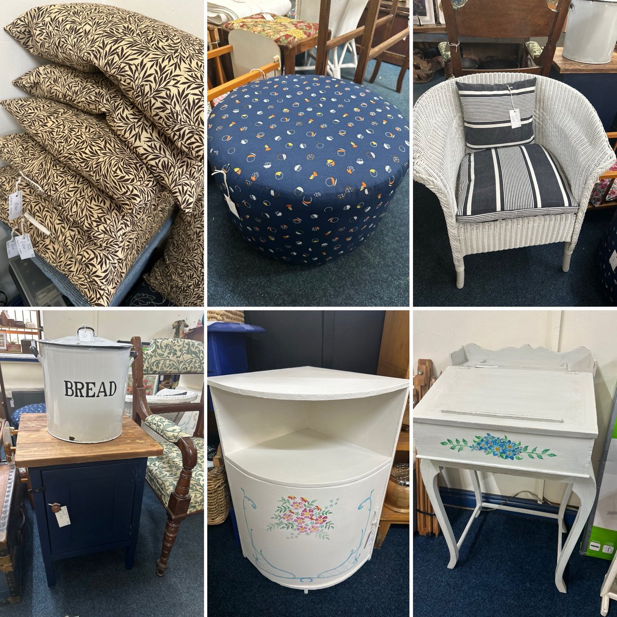 Fresh goodies in from unit 64…..#vintagefurniture #paintedfurniture #upcycledvintagefurniture #vintageprints #newstock #astraantiquescentre #hemswell #lincolnshire