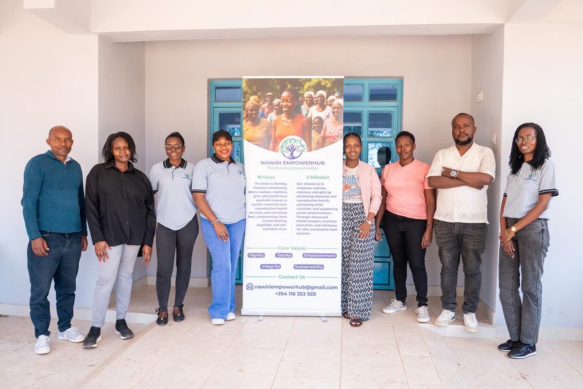 NEmpowerhub's tweet photo. A week ago at Thika Mitubiri Health Centre, we came together for the Thika Maternal Drive 2025- a Nawiri Na Jamii initiative. 
We shared dignity packs, offered support and celebrated the strength of mothers in our community. 
Every act of kindness uplifts a life. 
#MaternalHealth https://t.co/CPHgLVHWxA