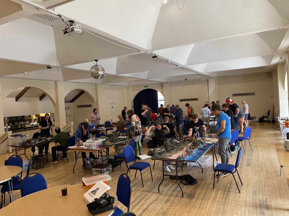 Witney Warhammer 5: game 2 Thundertusk ball has the secret agents trying to capture a wizard selling vital information