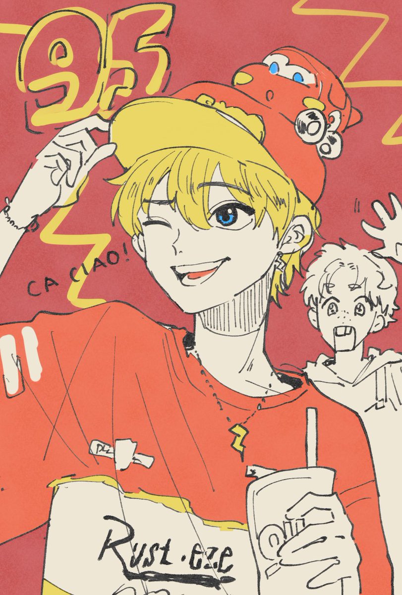 choco_cherishD's tweet photo. 9月5日の日出遅れた！！！！マックィーンの日⚡️⚡️🚗
※擬人化 https://t.co/ghLoqidzTN