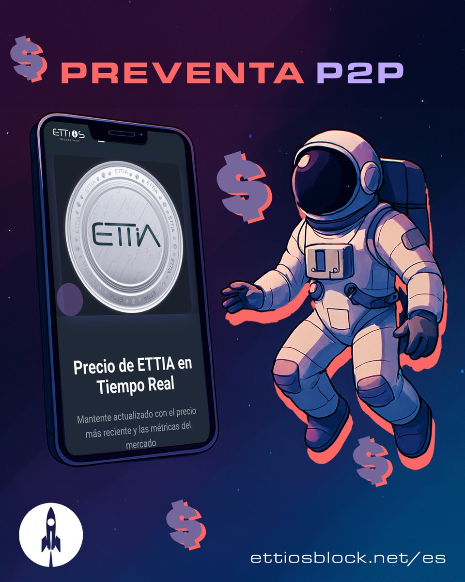 ¡Llegó la preventa P2P de ETTIA!
La nueva generación de criptomoneda ya está en marcha. Con tecnología blockchain avanzada ETTIOS y protocolos de ciberseguridad de última generación, ETTIA redefine lo que significa invertir con confianza 🔐
Comprá directamente P2P a Adrian Sirio