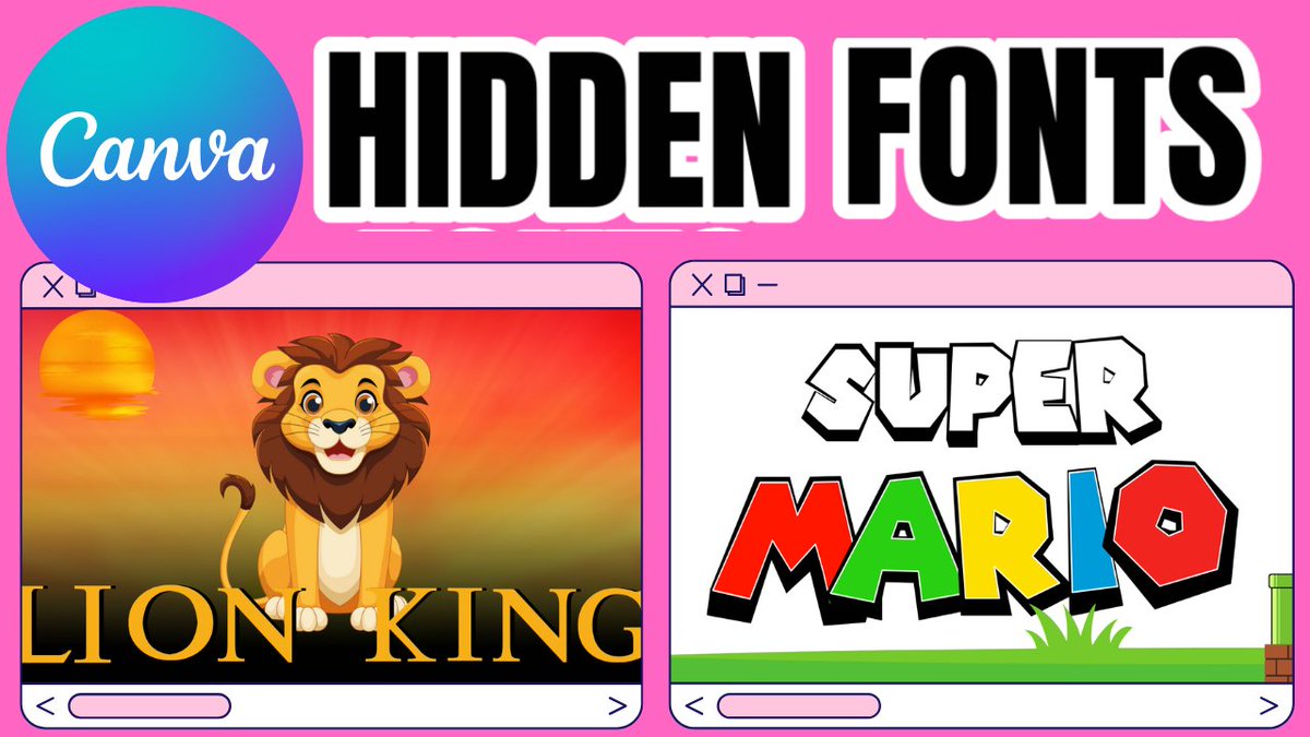 learnwithzar's tweet image. Canva has these very cool 😎 hidden fonts you can use for your designs. Search for them using set number or just the name of the movie. Full video on YouTube Channel, Learn with Zar. #learnwithzar🌐 #canvatutorial
youtu.be/Tx6X59N-rEY