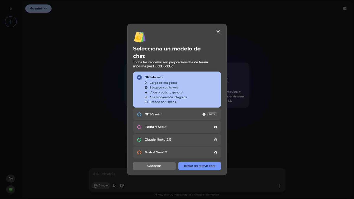 vincent_quezada's tweet image. Duck.ai de DuckDuckGo ya incluye GPT-5 y Claude Sonnet 4: precios y cómo protege tu privacidad
onedigital.mx/2025/09/06/duc…
🔍🦆 #IA #Privacidad #DuckDuckGo #GPT5 #Tecnología #FireButton #SeguridadDigital #Innovación #one_digital #onedigital #Duckai2025