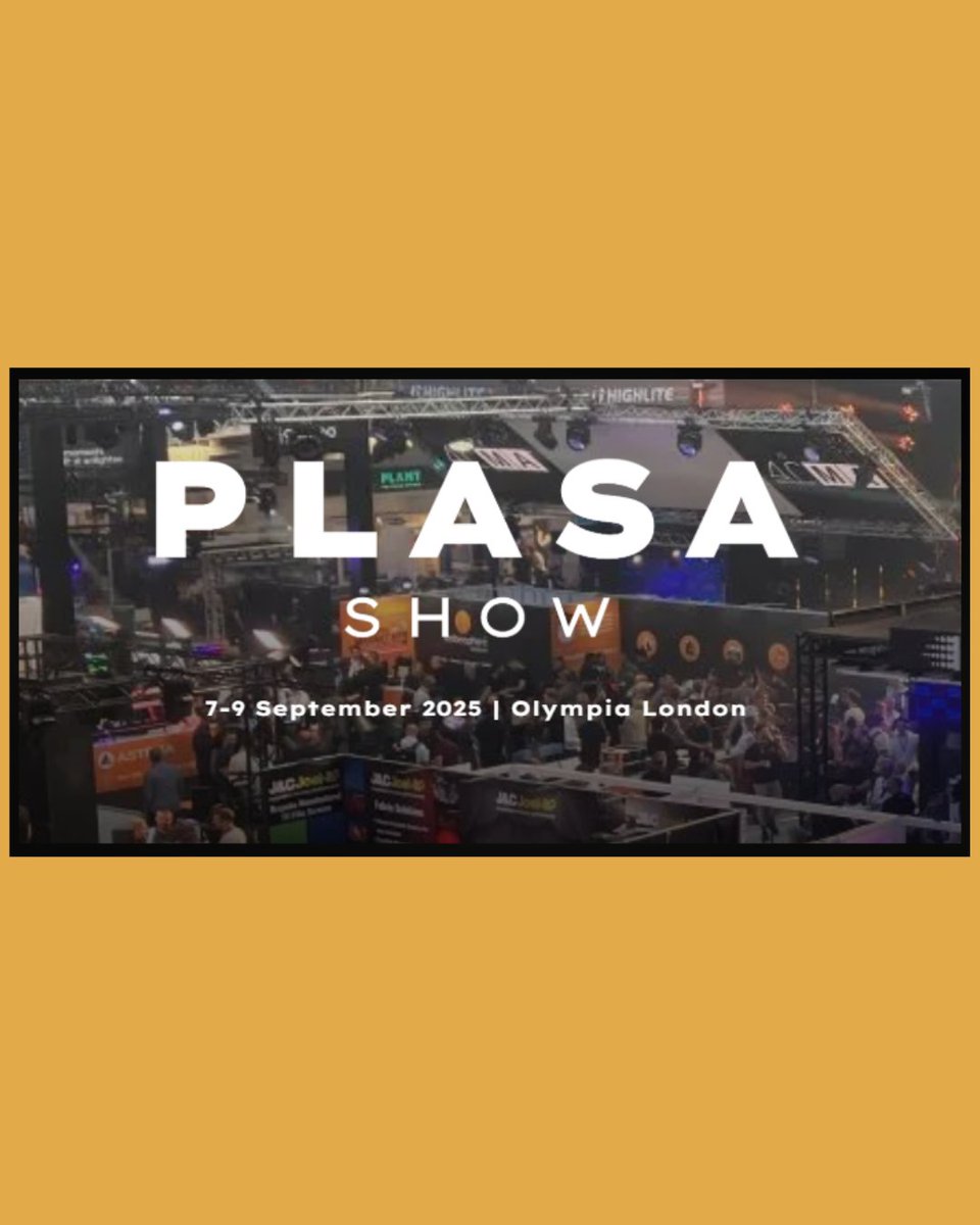 PLASA Show is back at Olympia London this weekend (7–9 Sept)! ✨

Visit the @SMASocc on Stand AA12 ready to discuss all things stage management. 

Plus explore the latest in audio, AV, lighting, rigging &amp; staging. Find out more: plasashow.com

#StageManagement #Theatre