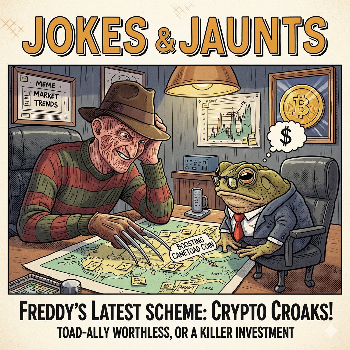 canetoadium's tweet photo. 👉🔥​"Good fortune is what happens when opportunity meets with planning." - Thomas Edison

Telegram CaneToad Coin Chat: https://t.co/2xbh2bwti1
Contact address Canetoad Coin 
G3y2V18UbwTnFR2vAjt9onuA5EuNeB6T2MbvfTkMWyRH 

#memecoin #memecoins #cryptomemes
#altcoin #altcoins #crypto