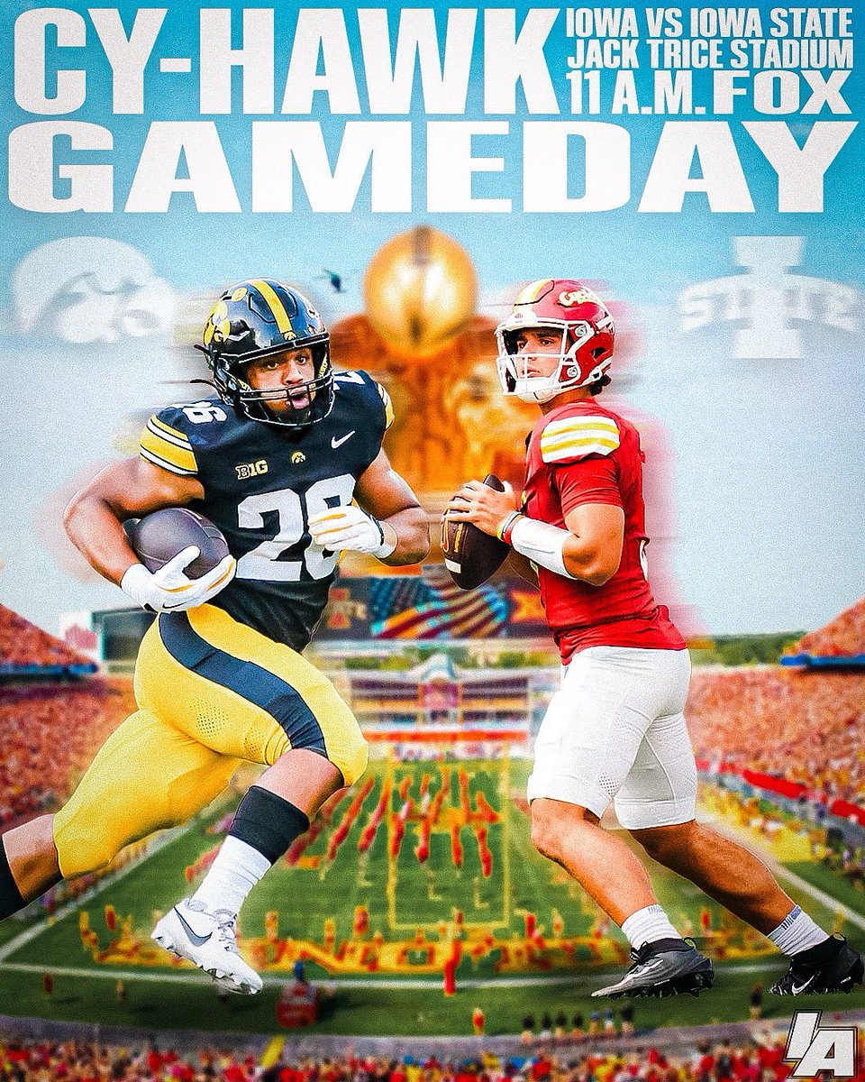 CY-HAWK GAME DAY 🌪️🐤

#IAfootball