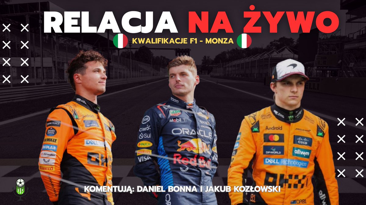 Po_Linii's tweet photo. NOWOŚĆ NA KANALE ❗️

TRANSMISJA NA ŻYWO

🏁 F1 
🏆 Kwalifikacje do GP Włoch 
⏱️ 15:50
🎙️Komentarz: Daniel Bonna, Kuba Kozłowski

https://t.co/3nUvmEILL7

Czekamy na Ciebie! https://t.co/RgHkl68z2S