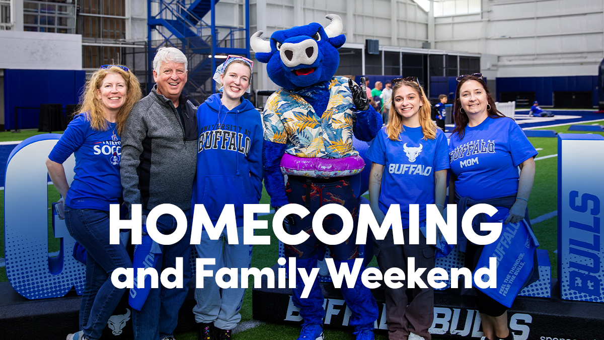 University at Buffalo Alumni (@ubalumni) on Twitter photo We are ONE MONTH away from the #UBuffalo Homecoming game! 💙 Tag your fellow #UBAlumni you want to see at the big game.👇 ms.spr.ly/6011swQpH We are ONE MONTH away from the #UBuffalo Homecoming game! 💙 Tag your fellow #UBAlumni you want to see at the big game.👇 ms.spr.ly/6011swQpH