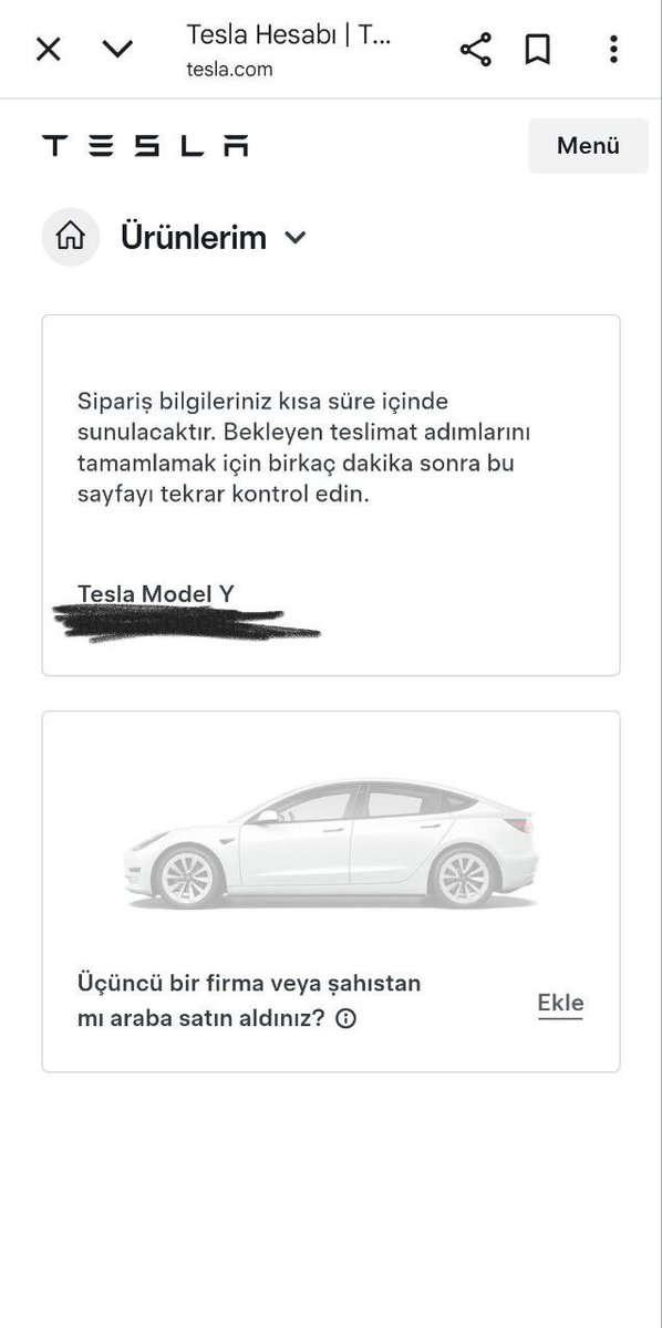 Kirpi 🦔 görüp Tesla’yı alamamak? 

Sipariş vermiş arkadaşlarımızın araç gözükmüyor diye araba alamama ihtimali var. Giderilmeli bu problem!

“06 Eylül 18.30’daki envanterde kırmızı Juniper siparişini verdik ve “Siparişiniz onaylandı.” dedi. Ardından kirpiyi gördük. Altında