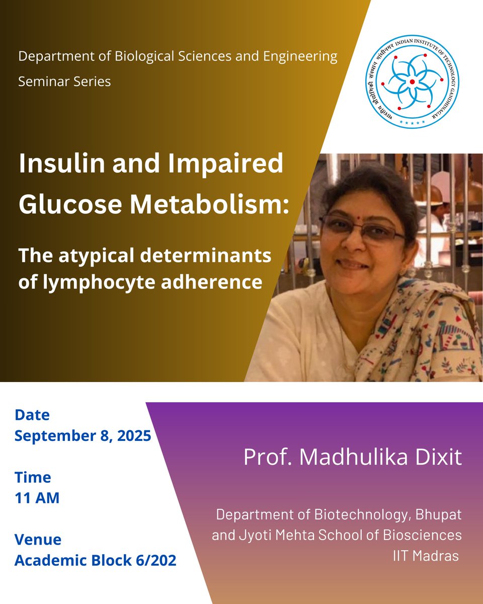Biological Sciences and Engineering, IITGN tweet media