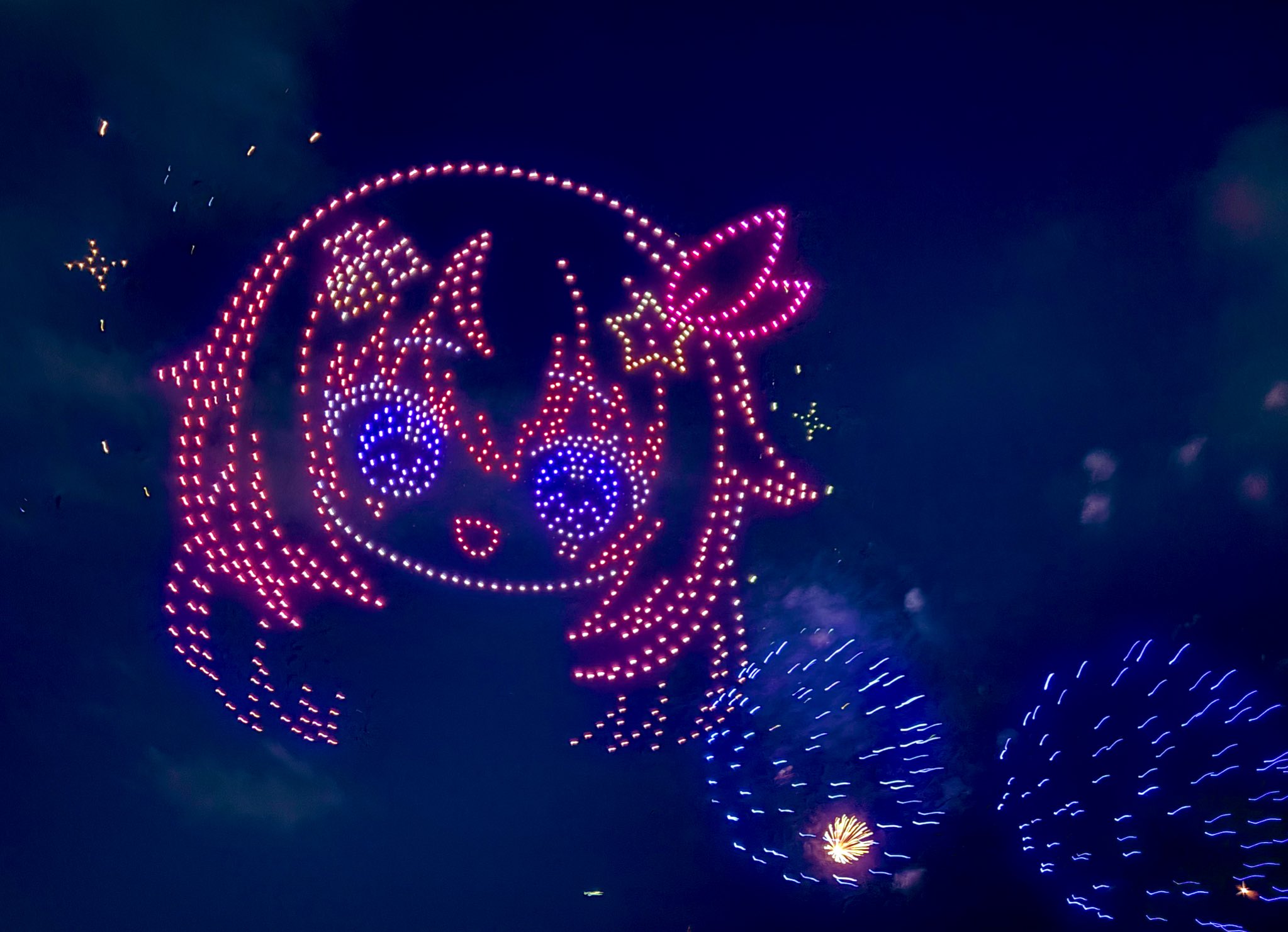 花火 ソフビ ラメ Hologram image Sparkler [4K] [with BGM] - YouTube