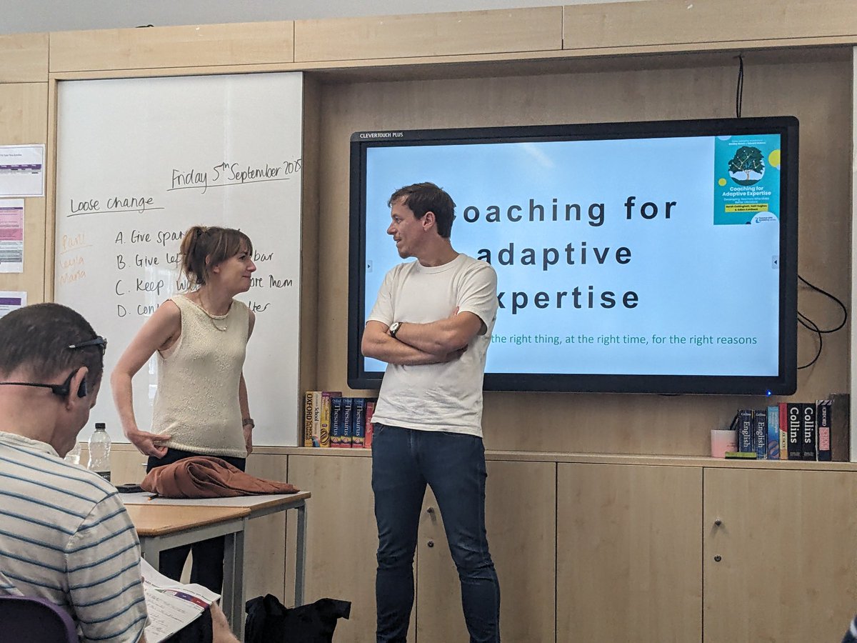 #rED25 This presentation from <a href="/SCottinghatt/">Sarah Cottinghatt</a> and <a href="/mradamkohlbeck/">Adam Kohlbeck FCMI FCCT</a> will be great!
A book in the works, too! <a href="/Inner_Drive/">InnerDrive</a> 
<a href="/researchED1/">researchED</a>