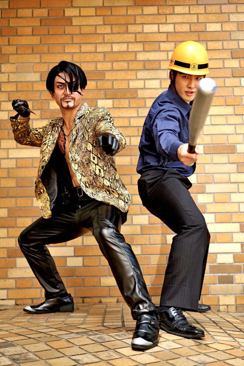 先のポストのとおり本日のアコスタでは西田ことジョニュアル・ノスクン君と龍合わせ参戦。初参戦にも関わらずしっかり西田を務め上げてくれました。
OUTRAGEさん、今回も素敵なお写真ありがとうございます！

真島吾朗/俺
西田/<a href="/vz61sco3aibo552/">ジョニュアル・ノスクン</a> 
📸OUTRAGEさん<a href="/outrage77/">OUTRAGE</a> 
#龍が如く #アコスタ池袋