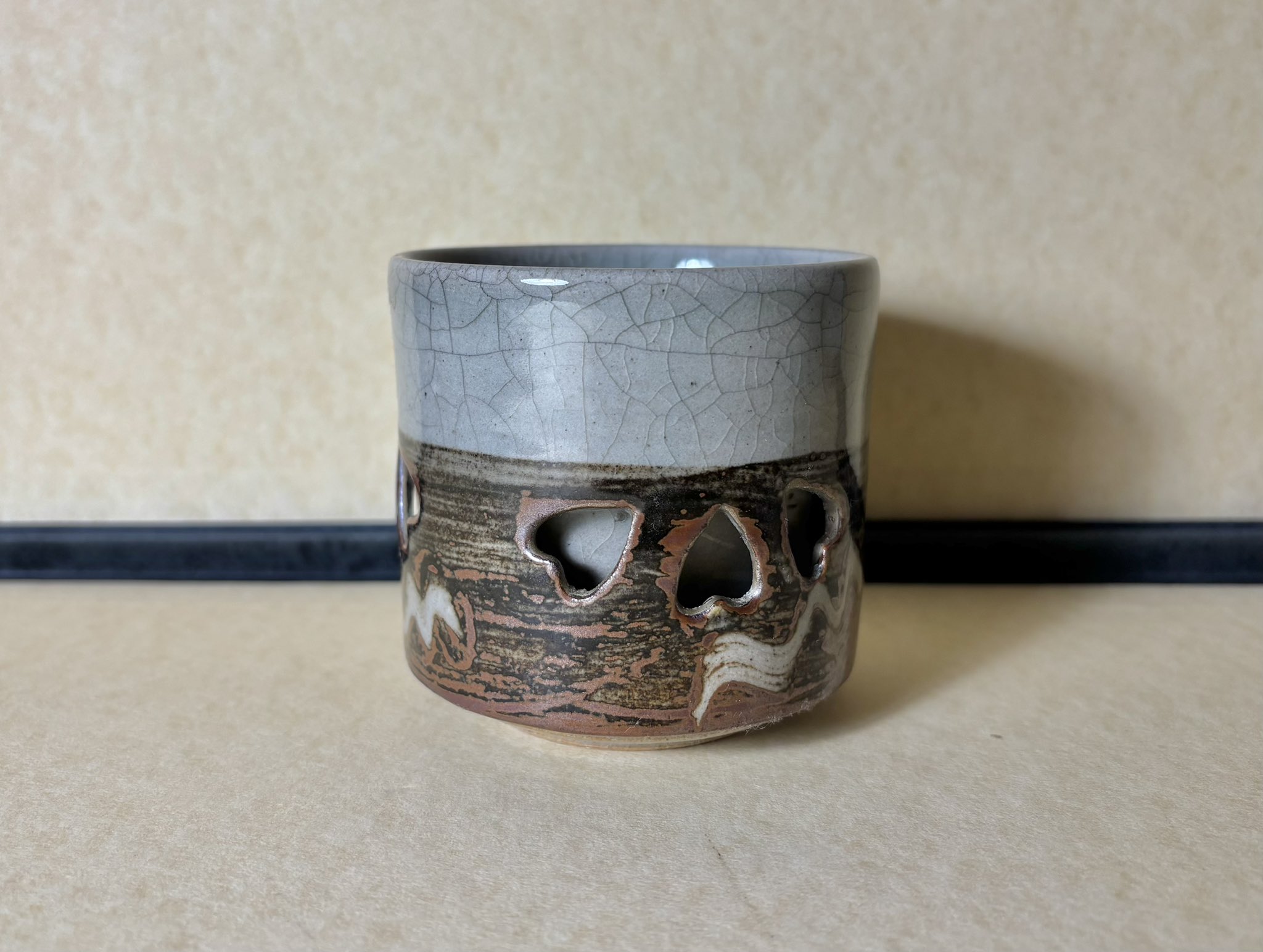 時代物　大堀相馬焼　油壺　江戸時代　無傷 960px-