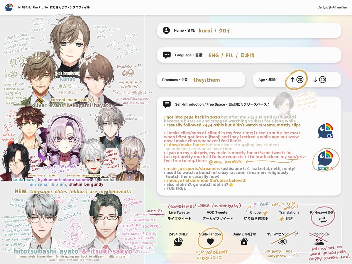 kuroi_ririn's tweet image. because i&apos;m down bad with the eliburi disease, here&apos;s my #nijiintro  

sub/priv/サブ　≫　@kuro_korokoro 
i pretty much accept all follow requests + follow back on my sub, so feel free!

(🫵 i think you should watch the super elite livers....... please.... pls....)