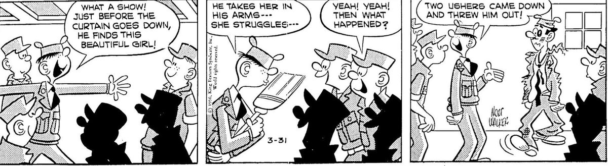 DocGene70's tweet image. #BeetleBailey
#DailyComics 
#VintageComicStrips