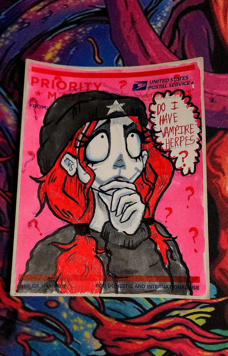 amitythekiller's tweet photo. #inktoberday26 prompt - #puzzling
.
.
.
.
.
.
#Inktober #Inktober2025 #juggalo #inktoberpuzzling #label228 #stickerslap https://t.co/J5ovPI23p8