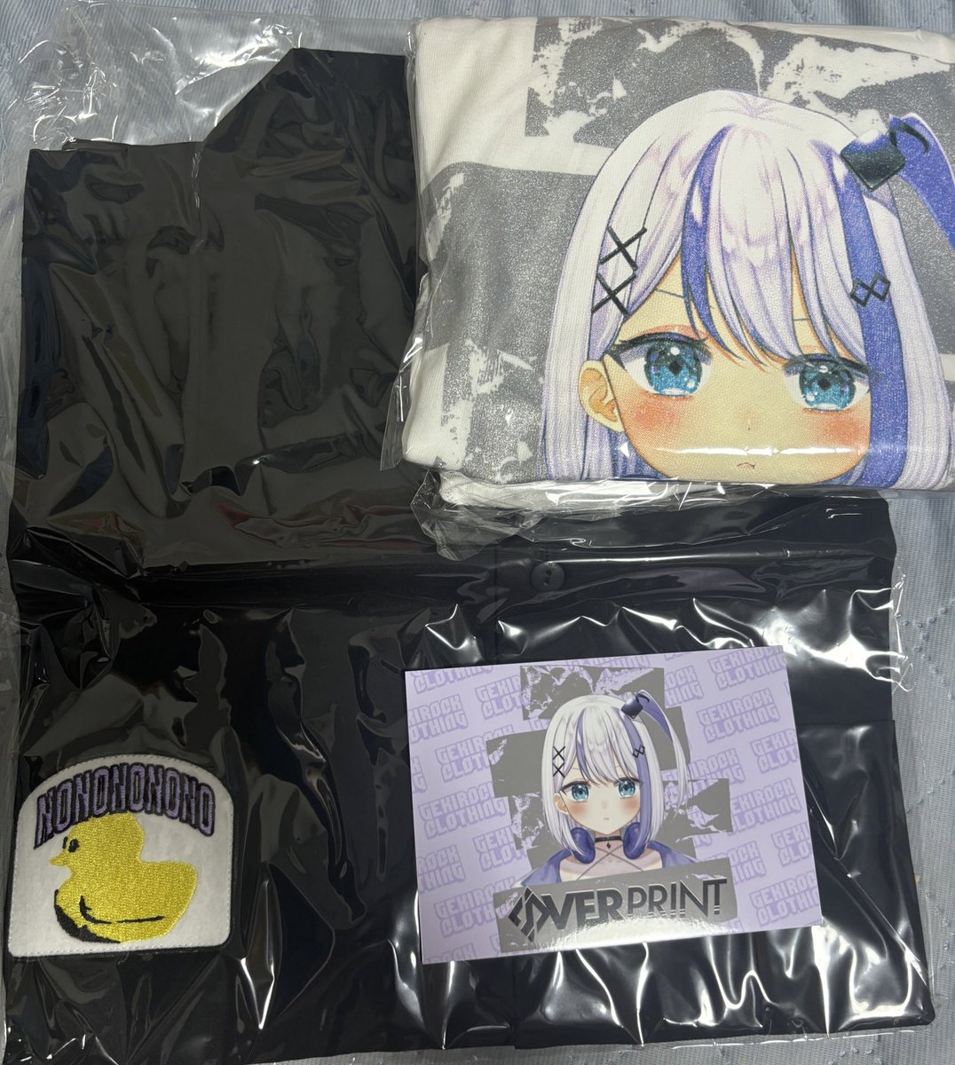 ゲキクロコラボの服届いたよー！
1on1当たったらこれ着て行きたいな〜
#音ノ乃のの
#のの監視中