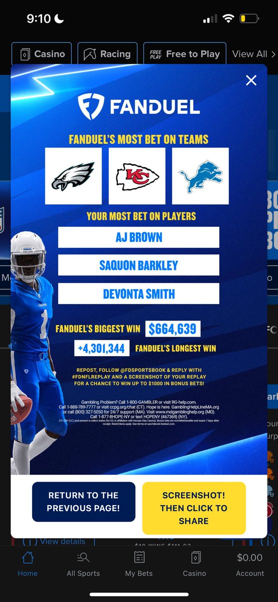 quani_macho's tweet photo. @FDSportsbook #FDNFLREPLAY https://t.co/fuxs8E76uz