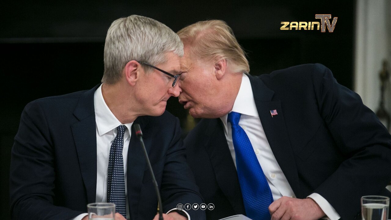 تیم کوک مدیر عامل اپل در جریان شام کاخ سفید ۸ بار از ترامپ و همسرش تشکر کرد