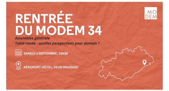 DEREYMONDmichel's tweet image. Je retrouve ce matin mes amis du Mouvement Démocrate de l'Hérault pour sa journée de rentrée.
La situation politique est grave. La crise budgétaire pourrait dériver en crise financière. La France doit réduire la dette qui est devenue aujourd'hui le 1er poste budgétaire.
#MoDem