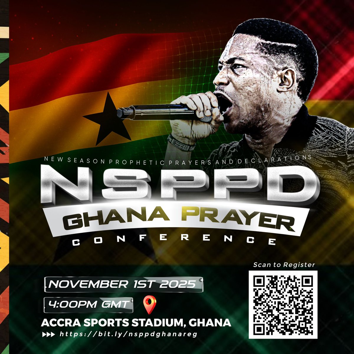 streamsofjoyinternational (@streamsofjoyhq) on Twitter photo NSPPD GHANA PRAYER CONFERENCE 2025 – ACCRA, IT’S YOUR TIME AMD YOUR TURN!
JUST 8 WEEKS TO A SUPERNATURAL OUTPOURING OF FIRE, HEALING & WONDERS! 🔥
On Saturday, 1st November 2025, all roads lead to The Accra Sports Stadium for an encounter that will shift destinies forever! NSPPD GHANA PRAYER CONFERENCE 2025 – ACCRA, IT’S YOUR TIME AMD YOUR TURN!
JUST 8 WEEKS TO A SUPERNATURAL OUTPOURING OF FIRE, HEALING & WONDERS! 🔥
On Saturday, 1st November 2025, all roads lead to The Accra Sports Stadium for an encounter that will shift destinies forever!