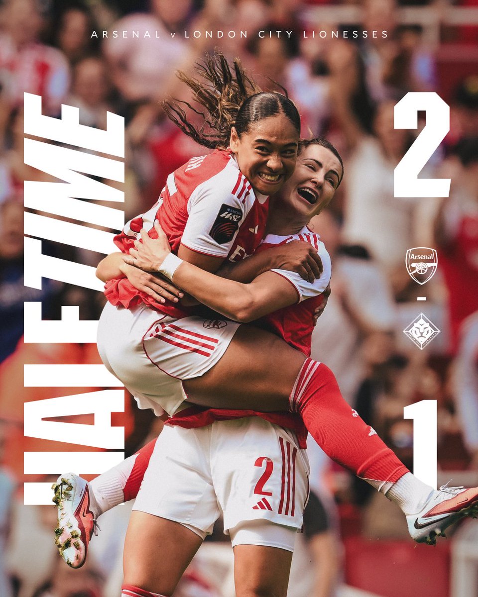 Leading at the break 👊