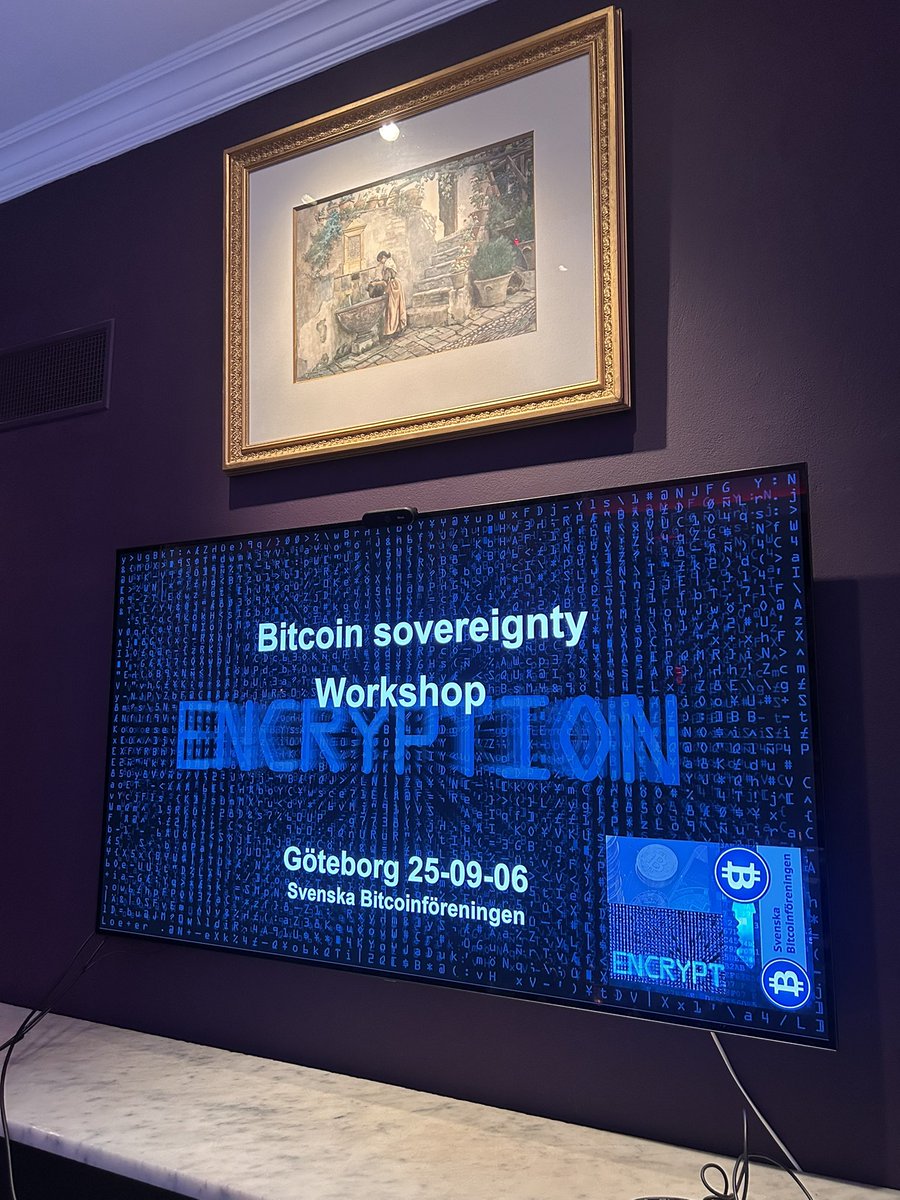 Gingers for Bitcoin (@gingers4bitcoin) on Twitter photo On today’s schedule. 🍊
Open meeting and workshop about Bitcoin. 🟠
With <a href="/btcforeningen/">Bitcoinföreningen</a>
Are you attending any meetup’s or workshops where you live? ⚡️ On today’s schedule. 🍊
Open meeting and workshop about Bitcoin. 🟠
With <a href="/btcforeningen/">Bitcoinföreningen</a>
Are you attending any meetup’s or workshops where you live? ⚡️