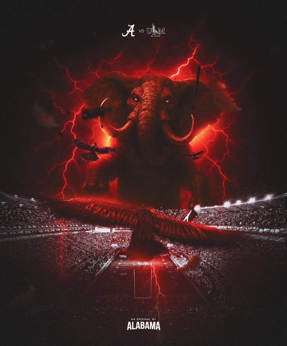 Tide.
Warhawks.
Let’s Roll. 🐘🔴