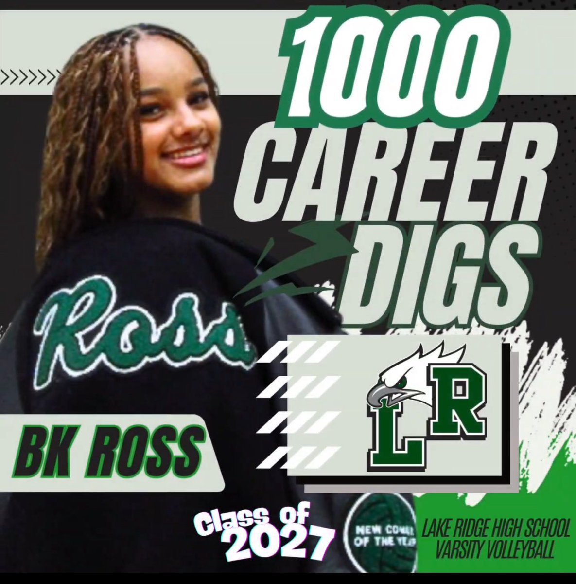 Brooklyn (BK) Ross | 2027 Libero | 3.8 GPA tweet media