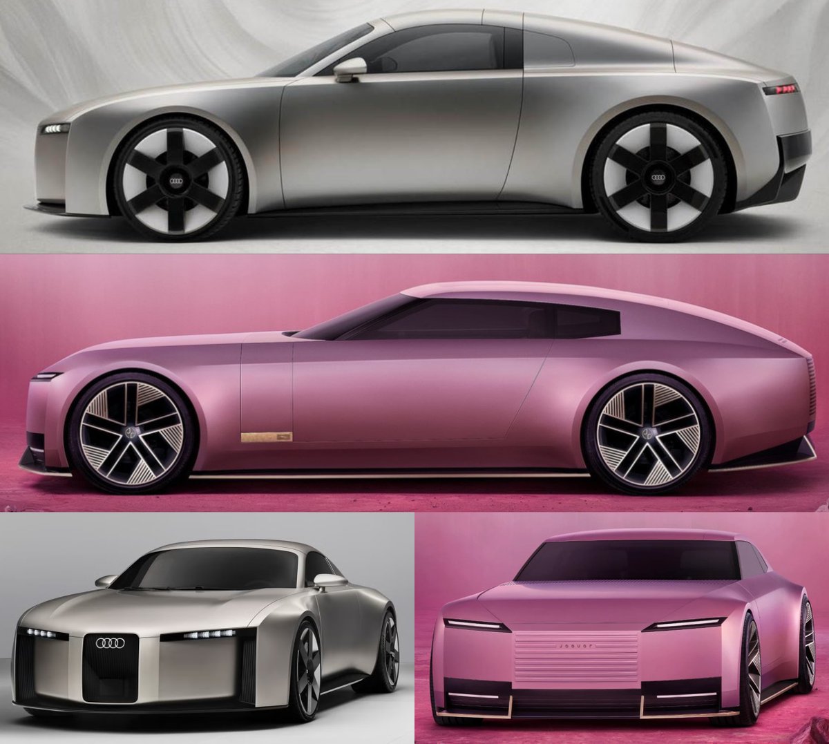 The Jaguar 00 and Audi TT concepts were designed under the same Design Director, Massimo Frascella for a period of time.

Massimo left Jaguar in January 2024, and join Audi as Head of Design in June 2024. This is why they’re so similar lol.