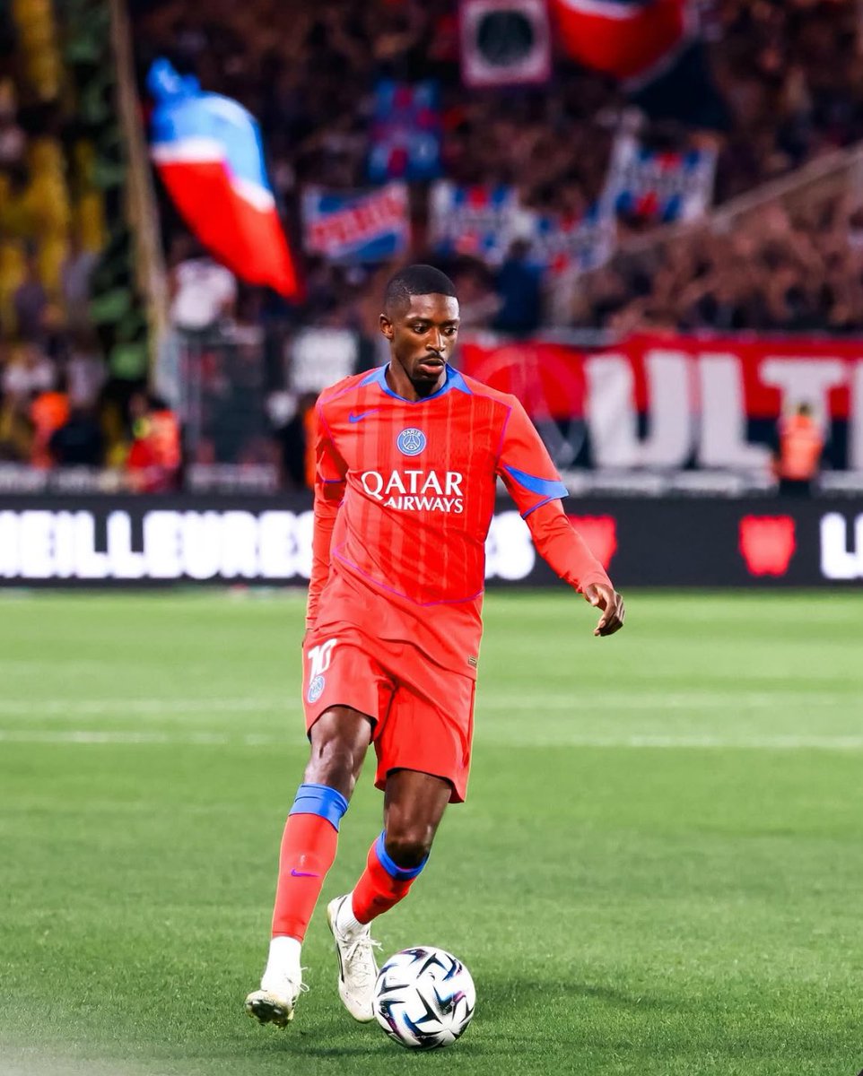 🚨🇫🇷| Ousmane Dembele is estimated to be out of action for 6 weeks as per multiple reports, therefore he’s set to be unavailable for the following matches: 

14/09 PSG vs Lens 🏡
17/09 PSG vs Atalanta 🏡
21/09 Marseille vs PSG ✈️
27/09 PSG vs Auxerre 🏡
01/10 Barcelona vs PSG ✈️
