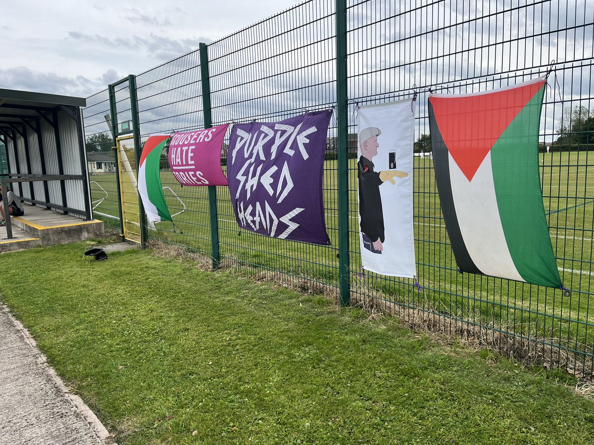 In position for today’s Purps game away at Charnock Richard 
#UTLLP #ForzaViola
