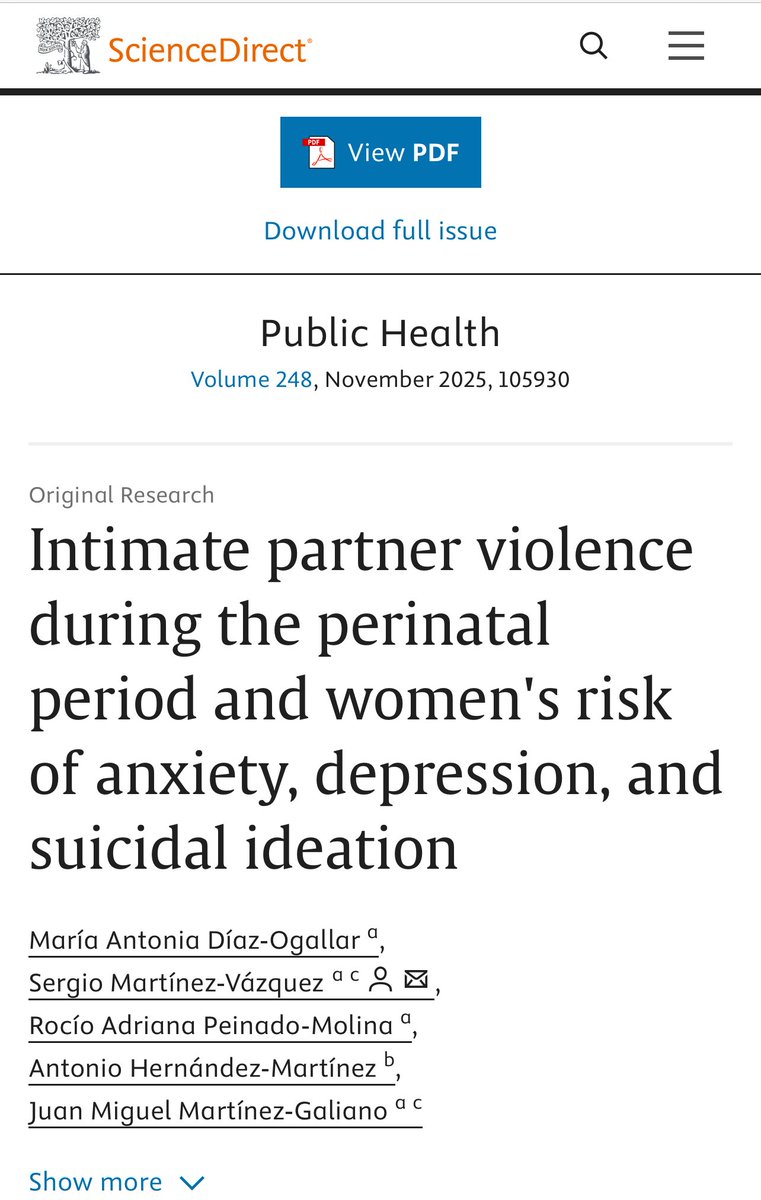 Intimate partner violence during the perinatal period and women's risk... sciencedirect.com/science/articl…